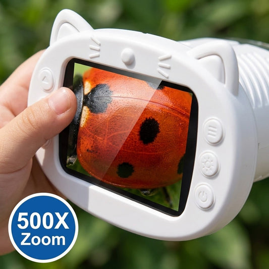 Kids Portable Handheld MicroscopeSTEM Educational Nature Toy