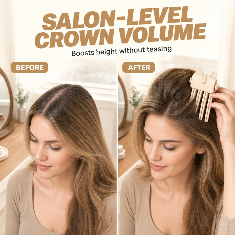 🎉48k+ Sold 💇 Wireless Hot Curler for Adding Volume to Hair Roots. Portable Styling Tool for Travel, Ideal for Fine and Straight Hair