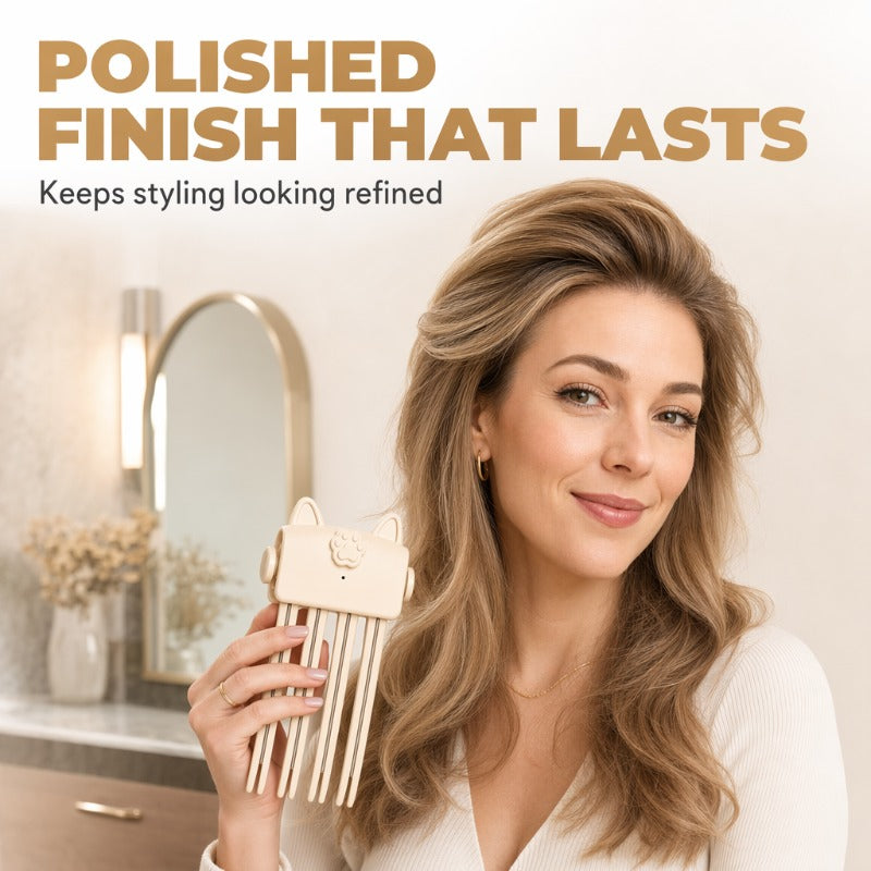 🎉48k+ Sold 💇 Wireless Hot Curler for Adding Volume to Hair Roots. Portable Styling Tool for Travel, Ideal for Fine and Straight Hair