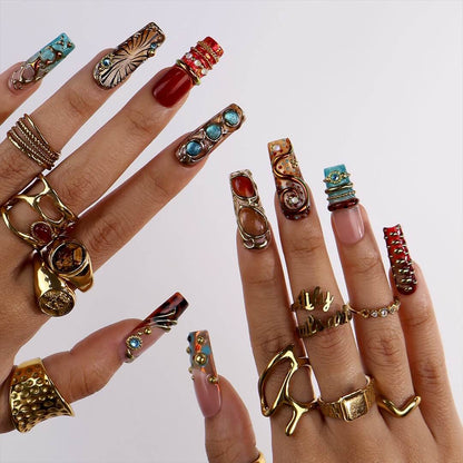 Luxury Handcrafted Press On Nails | Multiple Styles, Reusable Salon Fake Nails