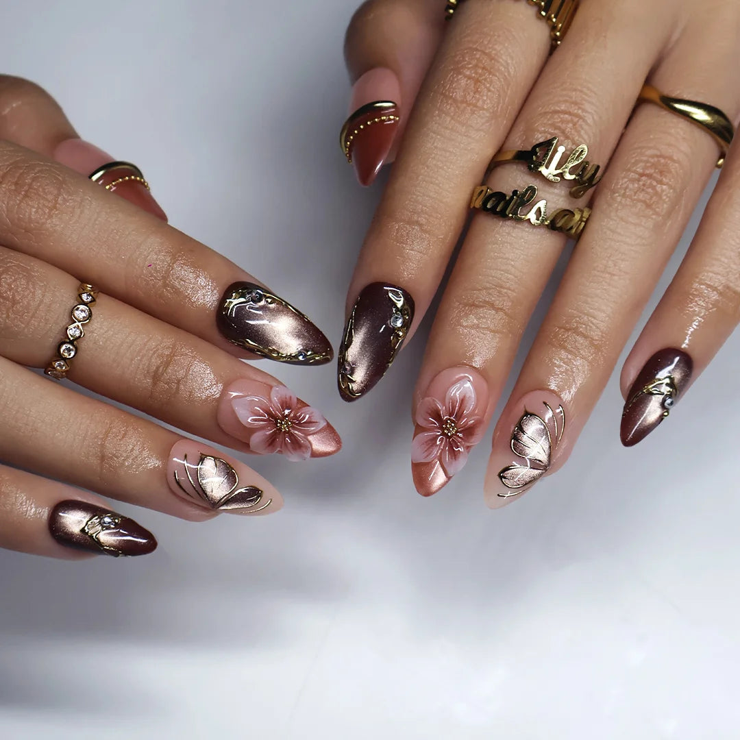 Luxury Handcrafted Press On Nails | Multiple Styles, Reusable Salon Fake Nails