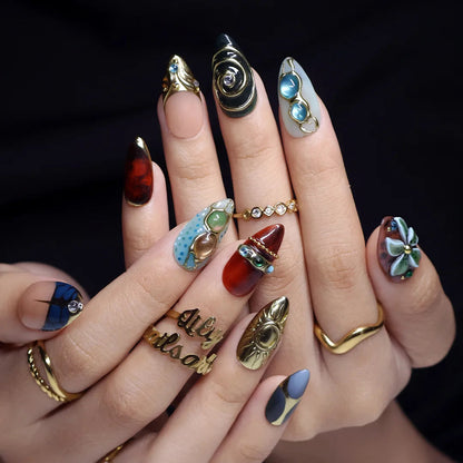 Luxury Handcrafted Press On Nails | Multiple Styles, Reusable Salon Fake Nails